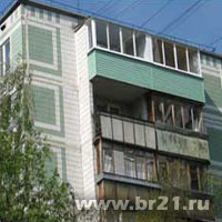Остекление совместных балконов