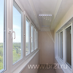 Обшивка балкона панелями ПВХ с утеплением, без отделки пола